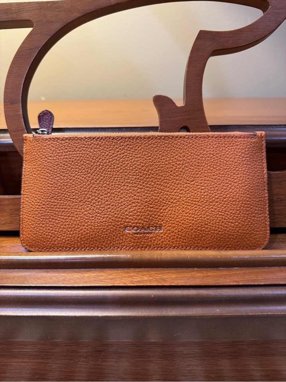Coach Flat Zip Wallet